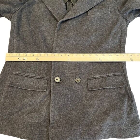 POLO Ralph Lauren Charcoal Work Blazer Double Breasted Cotton Blend Size 6 - Picture 15 of 16